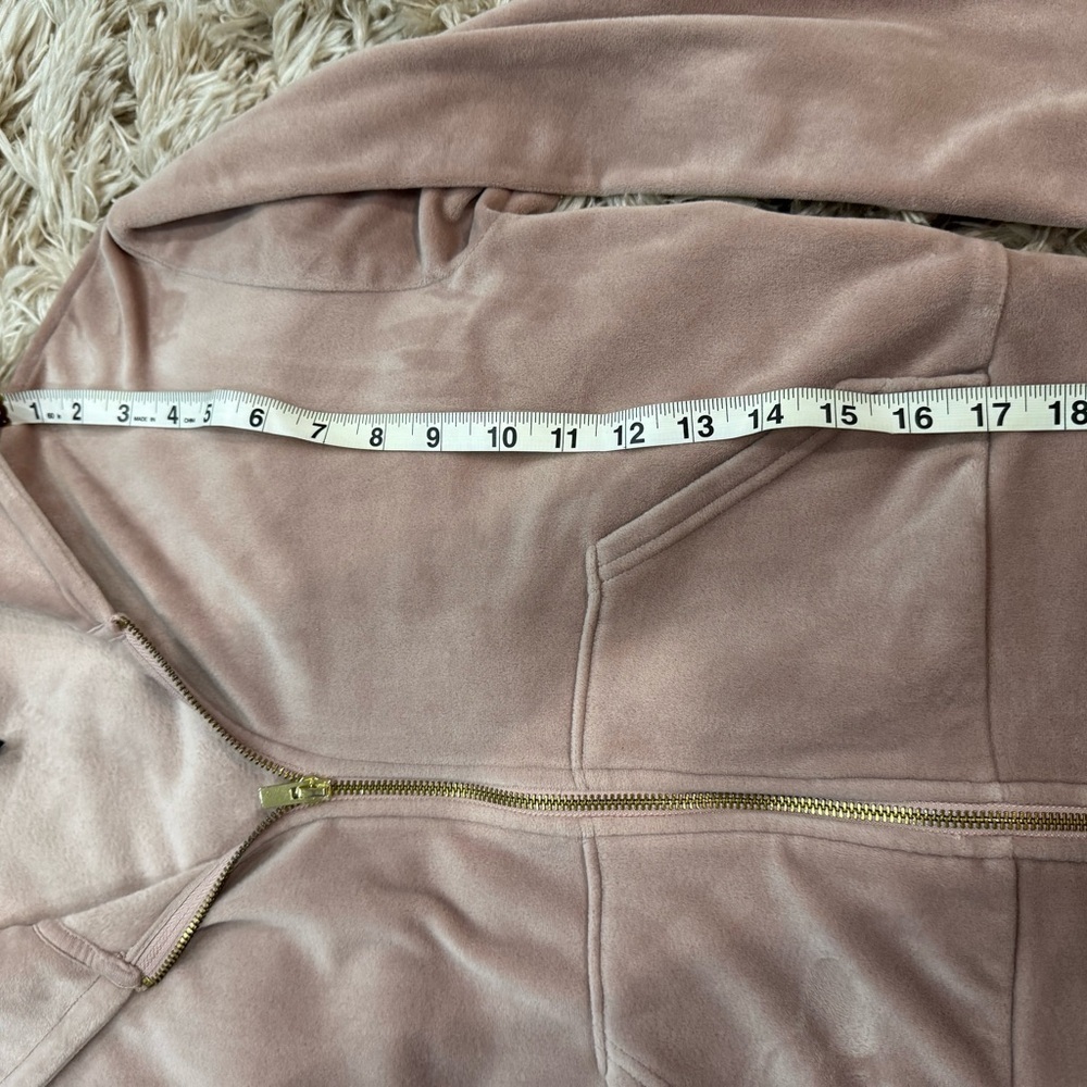 Express Velour Zip-Up Hoodie - Size XS. - Picture 4 of 5